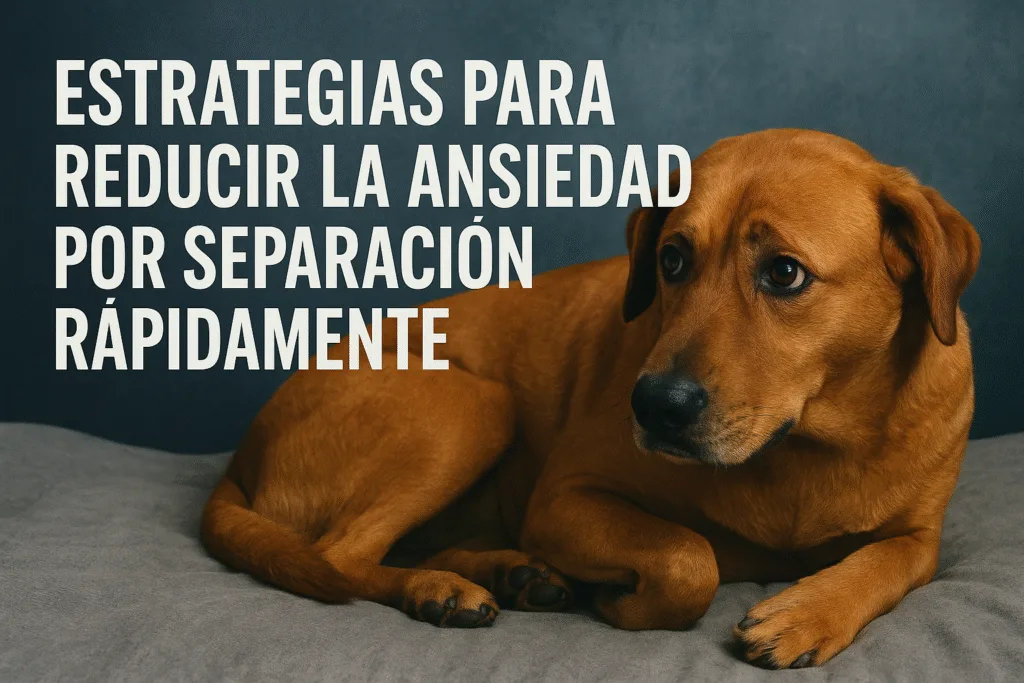 Estrategias para reducir la ansiedad por separación rápidamente